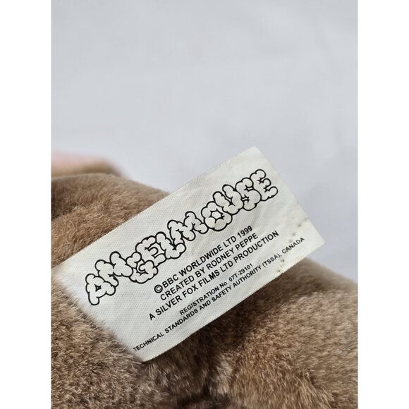 Vintage 1999 BBC Worldwide Ltd Angel Mouse Plush- Rare - Picture 4 of 10